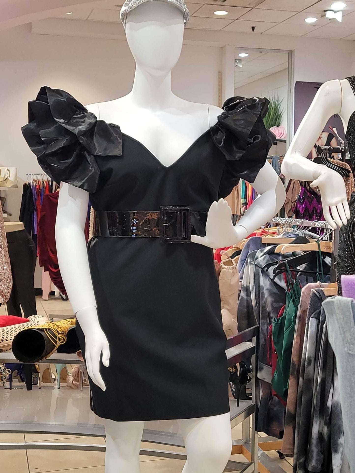 Plus ruffle side