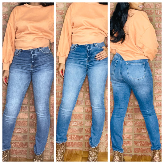 Pinch High Rise Jeans