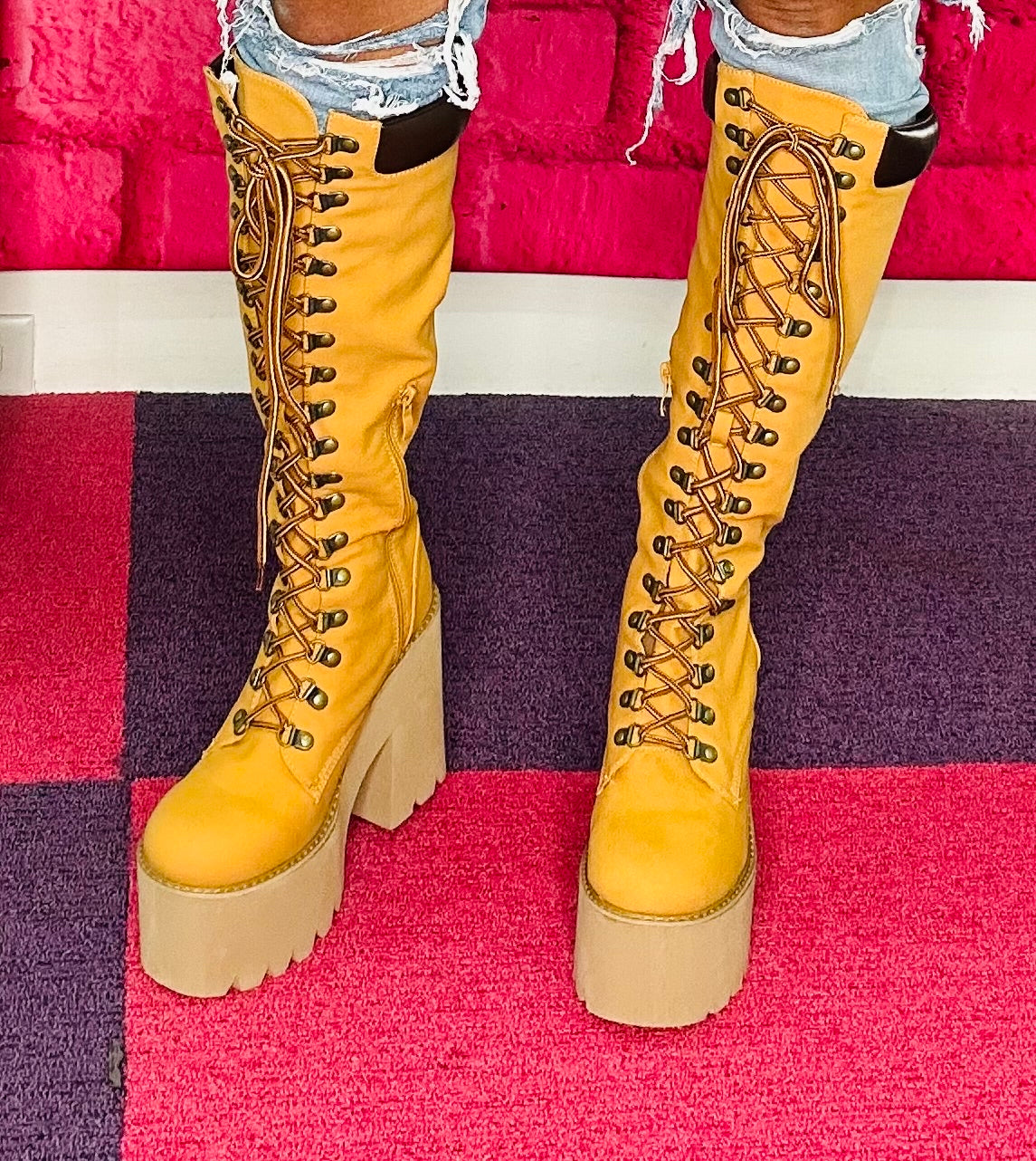 Bronx knee 2025 high boots